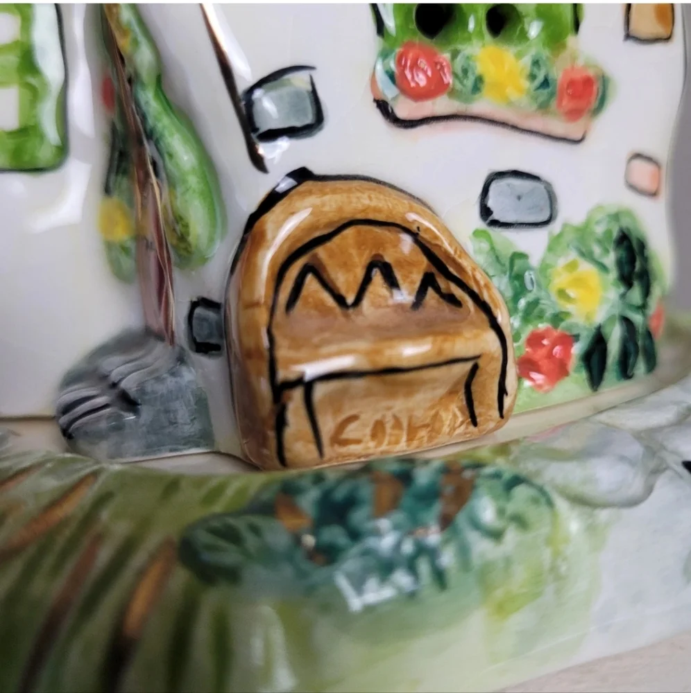 Vintage Popular Sweet Dreams Candle Holder. Ceramic Cottage Tea Cat Cottagecore - Picture 10 of 13